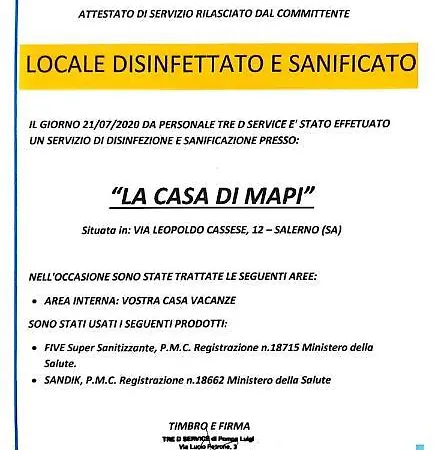 La Casa Di Mapi Salerno